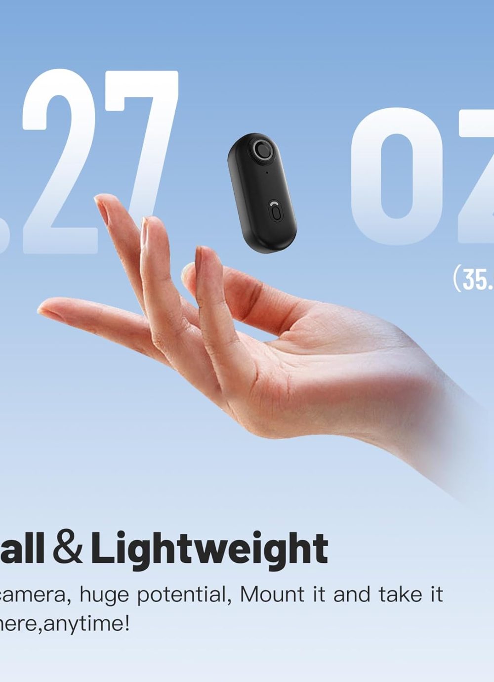 128GB FHD 1080P Mini Body Camera, Wearable Action Body Cam - Image 2